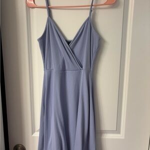 Wild Fable Blue and Purple Spaghetti Strap Mini Dress